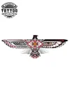 tatouage ephémère oiseau tonnerre réaliste tatouage ephémère oiseau tonnerre réaliste