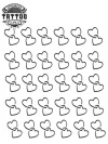 Petit tatouage éphémère commun design unique image produit Petit tatouage éphémère commun design unique image produit