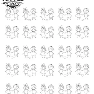 Petit tatouage éphémère frère et sœur spécial design Petit tatouage éphémère frère et sœur spécial design