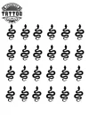 petit tatouage éphémère hanche design discret temporaire