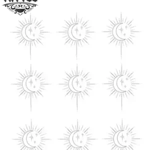 petit-tatouage-ephemere-lune-soleil-tendance petit-tatouage-ephemere-lune-soleil-tendance
