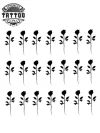 petit-tatouage-ephemere-rose-noire-discret-elegant petit-tatouage-ephemere-rose-noire-discret-elegant
