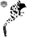 tatouage-plume-ephemere-metamorphose-oiseau tatouage-plume-ephemere-metamorphose-oiseau