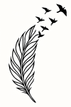 Tatouage Plume Oiseau Envolée Tatouage Plume Oiseau Envolée