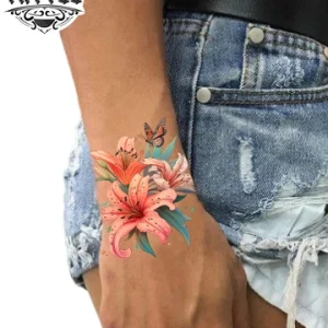 tatouage-poignet-ephemere-bracelet-fleur tatouage-poignet-ephemere-bracelet-fleur