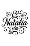 Tatouage Prénom Natalia Élégant Tatouage Prénom Natalia Élégant