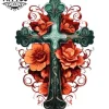 tatouage-ephemere-nuque-garçon-croix-elegante-art-corporel-distingué-et-stylé tatouage-ephemere-nuque-garçon-croix-elegante-art-corporel-distingué-et-stylé