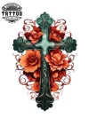 tatouage-ephemere-nuque-garçon-croix-elegante-art-corporel-distingué-et-stylé tatouage-ephemere-nuque-garçon-croix-elegante-art-corporel-distingué-et-stylé