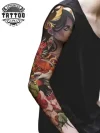tatouage-bras-ephemere-renard-realiste
