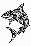 Tatouage Requin Maori Net et Fluide Tatouage Requin Maori Net et Fluide