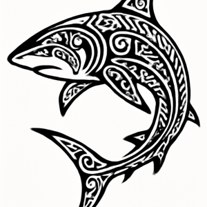Tatouage Requin Maori Net et Fluide Tatouage Requin Maori Net et Fluide