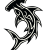 Tatouage Requin Marteau Tribal Intense Tatouage Requin Marteau Tribal Intense