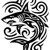 Tatouage Requin Tribal Dynamique tatouage-requin-tribal-dynamique