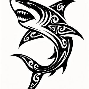 Tatouage Requin Tribal Dynamique tatouage-requin-tribal-dynamique