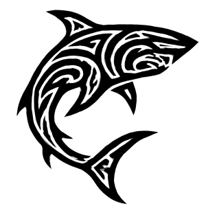Tatouage Requin Tribal Élégant tatouage-requin-tribal-elegant