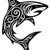 Tatouage Requin Tribal Majestueux tatouage-requin-tribal-majestueux
