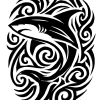 Tatouage Requin Tribal Majestueux tatouage-requin-tribal-majestueux