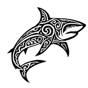 Tatouage Requin Tribal Majestueux tatouage-requin-tribal-majestueux
