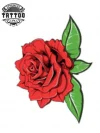 tatouage ephemere rose rouge floral elegant allure chic tatouage ephemere rose rouge floral elegant allure chic