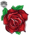 tatouage-ephemere-rose-vintage-style-romantique-tatouage-rose