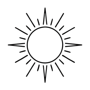 Tatouage Soleil Minimaliste Intégral Tatouage Soleil Minimaliste Intégral