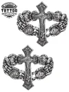 tatouage-temporaire-poignet-croix-minimaliste-et-élégant tatouage-temporaire-poignet-croix-minimaliste-et-élégant