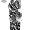 tatouage-temporaire-bras-spartan-design-combattant-réaliste tatouage-temporaire-bras-spartan-design-combattant-réaliste