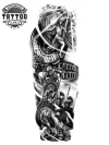 tatouage-temporaire-bras-spartan-design-combattant-réaliste tatouage-temporaire-bras-spartan-design-combattant-réaliste