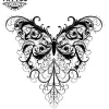 tatouage-temporaire-cou-design-dentelle-raffiné tatouage-temporaire-cou-design-dentelle-raffiné