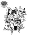 tatouage-tempo-bras-animal-féminin-longue-durée-et-stylé tatouage-tempo-bras-animal-féminin-longue-durée-et-stylé