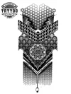 tatouage-temporaire-geometrique-pour-jambe-masculine tatouage-temporaire-geometrique-pour-jambe-masculine