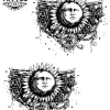 tatouage-temporaire-cheville-lune-astrologie-résistant