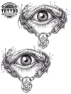 tatouage-temporaire-cheville-regard-enigmatique tatouage-temporaire-cheville-regard-enigmatique