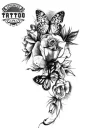 dessin-temporaire-papillon-pour-bras