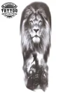 tatouage-temporaire-lion-pour-bras tatouage-temporaire-lion-pour-bras
