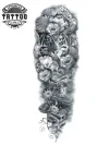tatouage-transitoire-tigre-pour-bras-design-félin-temporaire tatouage-transitoire-tigre-pour-bras-design-félin-temporaire