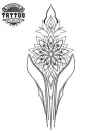 tatouage-temporaire-avant-bras-figure-feminine-raffinée tatouage-temporaire-avant-bras-figure-feminine-raffinée