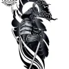 tatouage-temporaire-avant-bras-guerrier-japonais-réaliste-pour-adulte tatouage-temporaire-avant-bras-guerrier-japonais-réaliste-pour-adulte