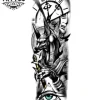 tatouage-temporaire-horloge-bras-masculin tatouage-temporaire-horloge-bras-masculin