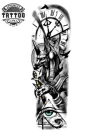 tatouage-temporaire-horloge-bras-masculin tatouage-temporaire-horloge-bras-masculin