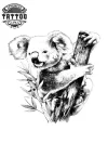 tatouage-temporaire-koala-bras-design-animal-mode tatouage-temporaire-koala-bras-design-animal-mode