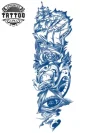tatouage-temporaire-bras-pieuvre-authentique tatouage-temporaire-bras-pieuvre-authentique