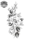 tatouage-temporaire-bras-dessin-floral-réaliste tatouage-temporaire-bras-dessin-floral-réaliste