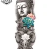 tatouage-temporaire-bras-bouddha-spirituel-solide tatouage-temporaire-bras-bouddha-spirituel-solide
