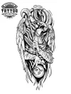 tatouage-temporaire-bras-egyptien-art-corps tatouage-temporaire-bras-egyptien-art-corps