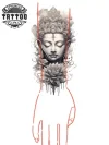 tatouage-temporaire-manchette-bouddha-serein-dynamisant tatouage-temporaire-manchette-bouddha-serein-dynamisant
