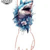 tatouage-temporaire-manchette-squale-ocean tatouage-temporaire-manchette-squale-ocean