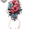 tatouage-temporaire-bracelet-femme-motif-floral-éphémère