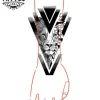 tatouage-temporain-manchette-felin-xxl-conception-exceptionnelle tatouage-temporain-manchette-felin-xxl-conception-exceptionnelle