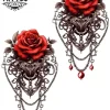 tatouage-temporaire-bracelet-fleur-subtile tatouage-temporaire-bracelet-fleur-subtile